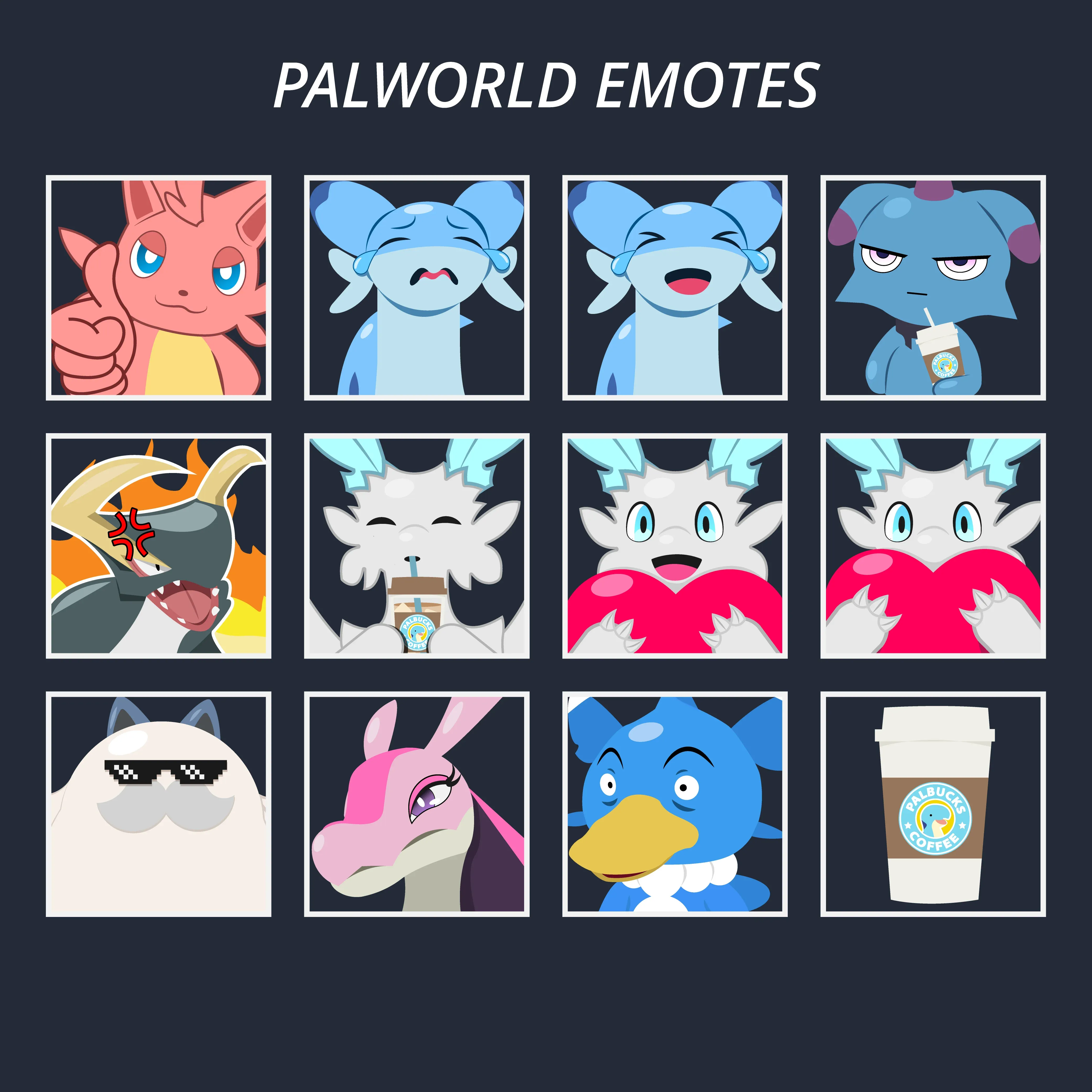 Palworld discord emoji csomag